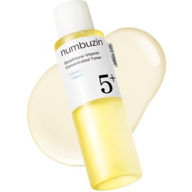 numbuzin No.5 Vitamin Boosting Essential Toner, Radiance-Boosting Vitamin Toner for Uneven & Dull Skin, Glutathione, Vitamin C, Niacinamide, First Step Skincare, 6.76 fl oz (200ml)