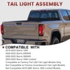 CONLLCON LED Tail Lights Assembly Compatible with 2019-2023 GMC Sierra