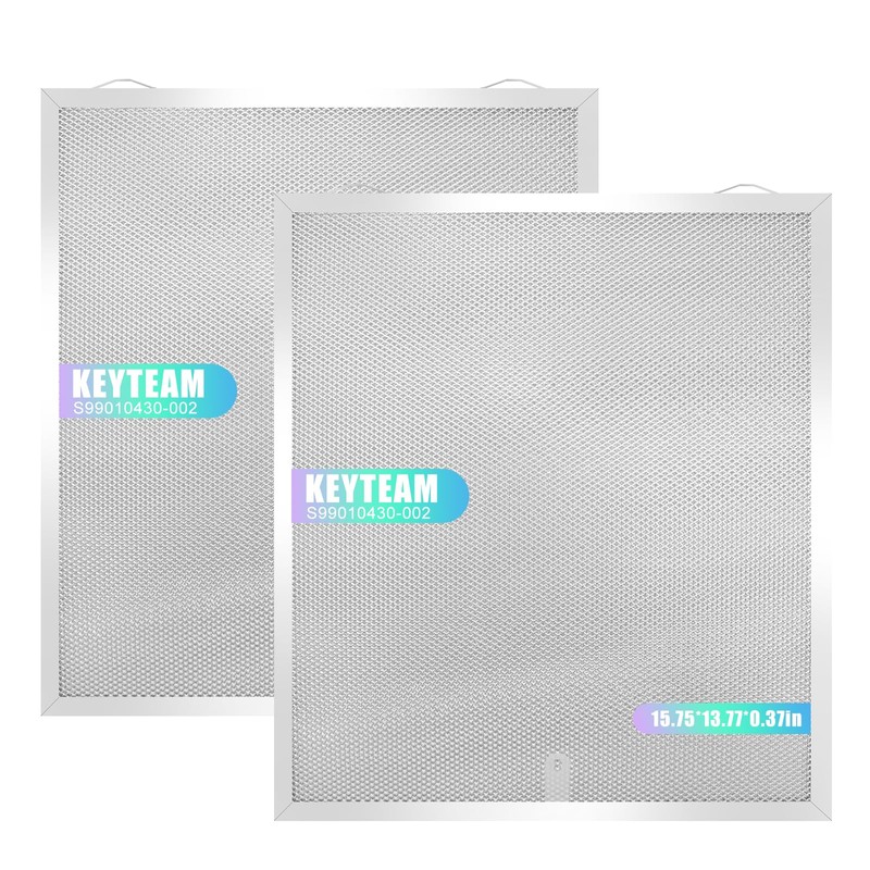 2 Pack,5-Layer Aluminum Filter,S99010430-002 Range Hood Filter 15-3/4" x 13-7/8"