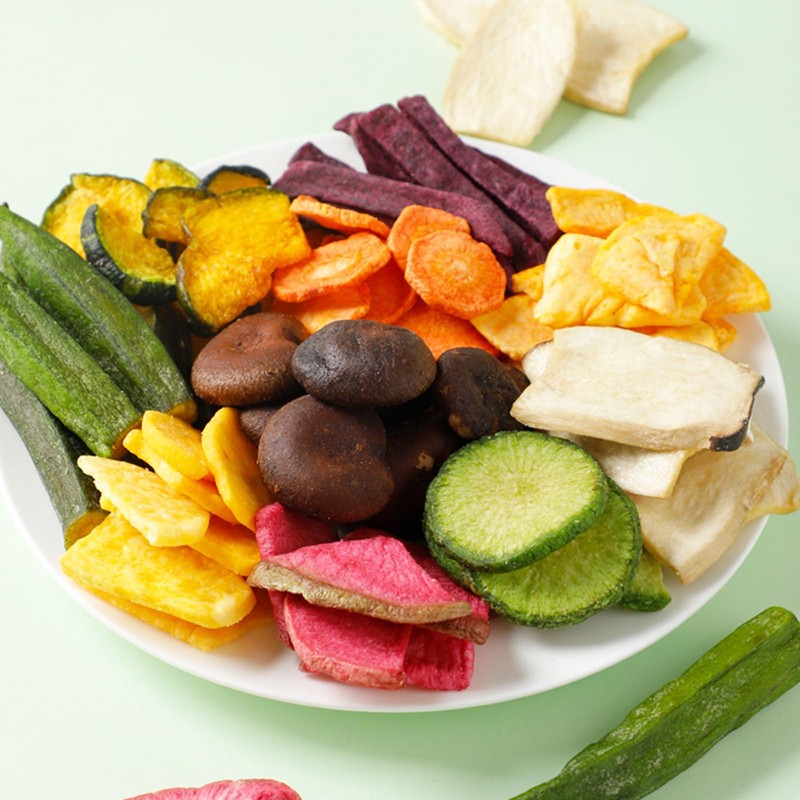 XCVFDVOR Freeze dried fruit and vegetable crisps | Dried vegetable