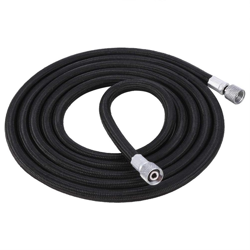 Professional Nylon Braided Airbrush Hose with Standard Adapter 6ft Size