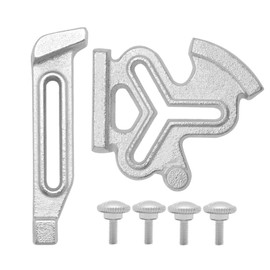 YHIBNE 1 PCS Plum Blossom Positioning Gauge 1 PCS Sewing Machine “1” Gauges with 4 Screws Universal Seam Guide Ruler Steel Sewing Edge Guide for Most Makes & Home Sewing Machines