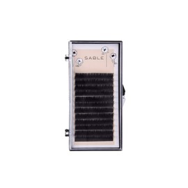 THREE JUICY Sable Eyelash Extensions J-Curl 0.006 inch (0.15 mm) (0.04 inch (10 mm) Thickness