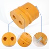 2Pcs Rear Leaf Spring Bump Stop Bumper with Stud for