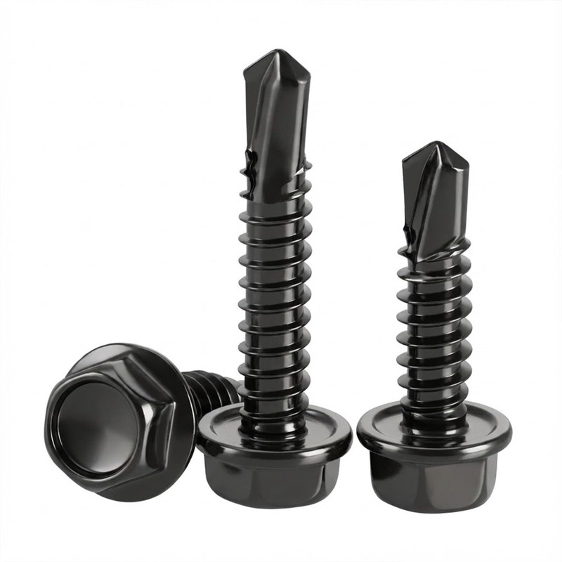Mellewell #12 x 3/4" Hex Washer Head Self Drilling Screws,