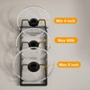 FEZHI pot lid organizer Rack, 3-tier adjustable and removable Pot