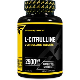 Primaforce L-Citrulline 2500mg per Serving, 60 Servings; 120 Tablets