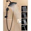 Veken High Pressure Rain Shower Head with Handheld, Multi-Functions Square