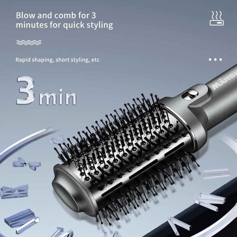 Warmluftbürste Rundbürstenföhn, Multifunktionaler Föhn Kamm, Stylingbürsten, Haartrockner und Styler, Haarstyling