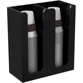 Paper Cup Holder, 2-way Cup Stand, Coffee Cup, Suitable for Convenience Stores, Buffets, Offices, Etc., Acrylic, Paper Cup Dispenser