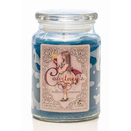 Courtney's Candles Midnight RAIN Maximum Scented 26oz Large Jar Candle