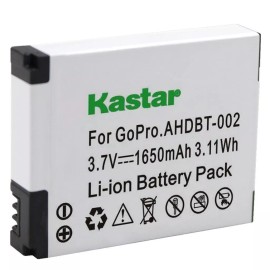 For GoPro 1x Kastar Battery for GoPro AHDBT-001 AHDBT-002 HD HERO1 HERO2 HD HERO