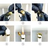4PCS Automatic Candle Snuffer Ring Candle Wick Snuffer Stopper Stainless