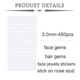 VFUN Fake Nose Rings Fake Eyebrow Piercing Fake Lip Labret Studs Stick On Fake Nose Stud Fake Facial Piercing Face Jewelry Non Piercing Fake Skin Piercing