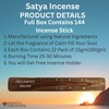 Original Satya Nag Champa Incense Sticks Full Box 12pack for