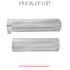 HDBUBALUS Motorcycle 1" Hand Grips Handlebar Grips Cable Throttle Fit