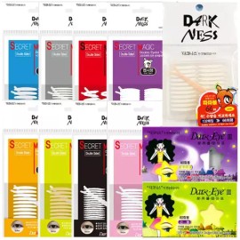 Darkness 다크니스 시크릿 고급 쌍꺼풀테이프/따따블/5P/6P [17 일반단면(올록볼록형)DEK0712x6개] Darkness Secret Premium Double Eyelid Tape/Ddatabul/5P/6P [17 General Single-Sided (Convex-Concave Type) DEK0712 x 6 pieces]