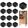 20Pcs Stackable Furniture Risers, Adjustable Bed and Table Leg Risers