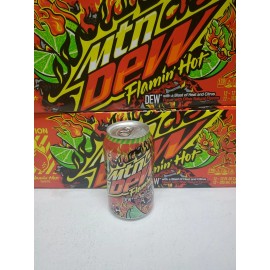 Mountain Dew  1 Mountain Dew Flamin' Hot Limited Edition Mtn Dew Can  12 oz