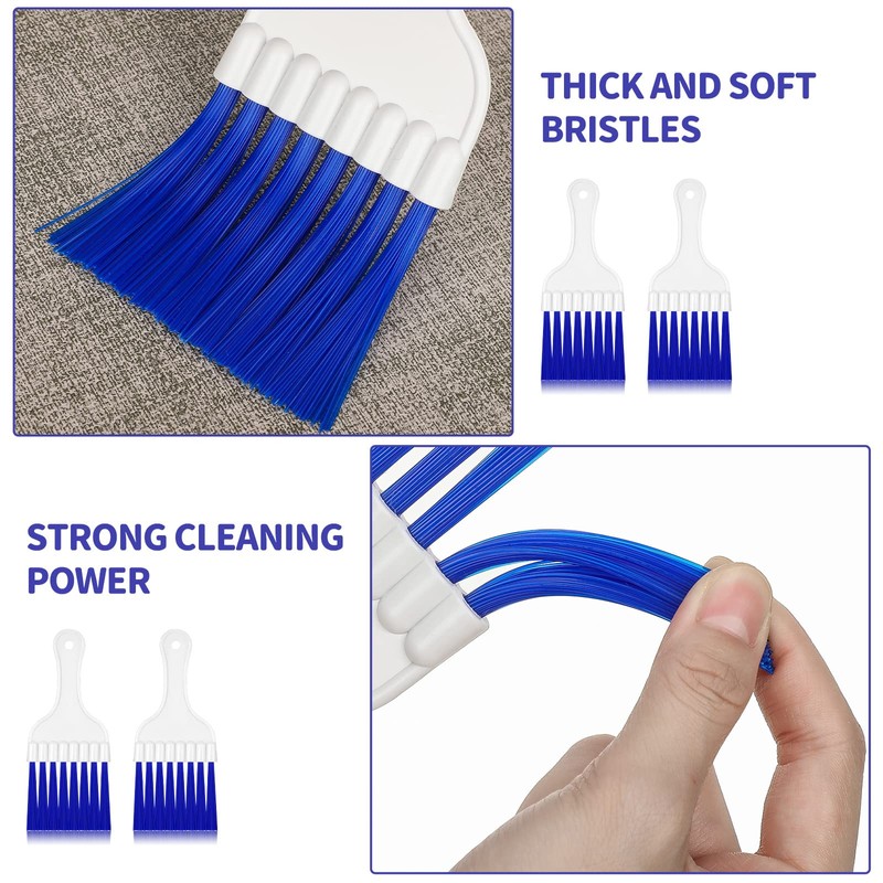 8 Packs Air Conditioner Condenser Cleaning Brush Refrigerator Coil Brush