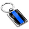 Biomar Labs® 3D Metal Thin Blue Line Flag UK USA