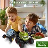 Dinosaur Remote Control Car for Boys 4-7 8-12, 50min+ Runtime