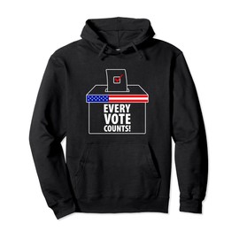 Every Vote Counts Political Election 2024 Pullover Hoodie