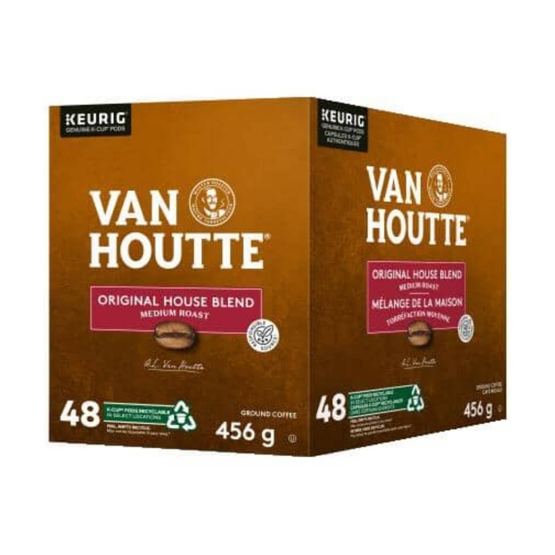 Van Houtte Original House Blend K-Cup Coffee Pods, 48 Count