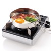 Kakusei Outdoor Cooker, Round, 4-Piece Set, Stainless Steel, Pot, Frying