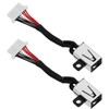 VGOL 2Pcs DC Power Jack Dock Connector Flex Cable Compatible