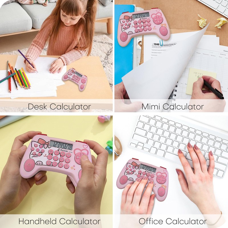 Pink calculators Basic for Teachers Basics Office, Electronic Math, Addition,