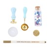 Wax Sealing Stamp Kit Clear Pattern Delicate Wax Detachable Handle