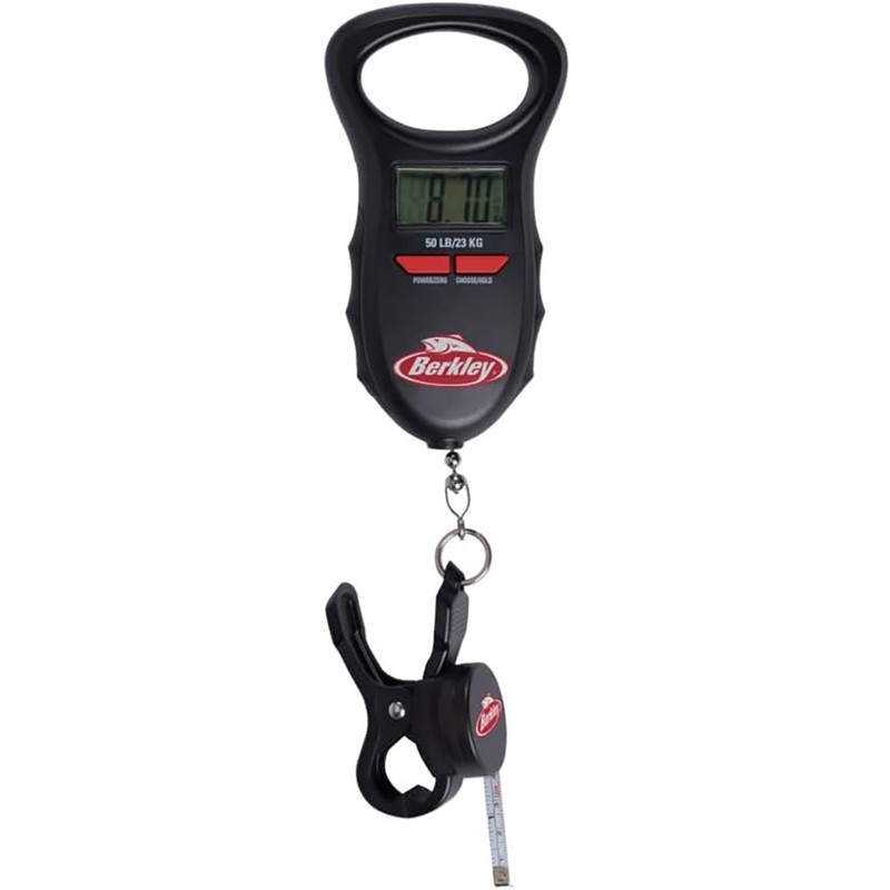 Berkley Digital Fish Scale with Tape 50 LB - Black