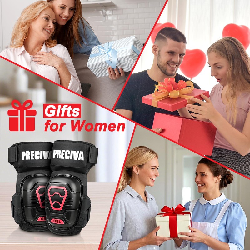 Professional Gel Padded Knee Pads Adjustable Straps Gardening Construction