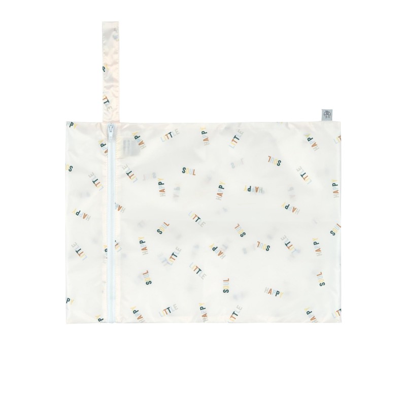 LÄSSIG Happy Fruits Reusable Wet Bag, Pack of 2, Lemon