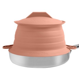 L.I.Q Protector de salpicaduras de silicona – Se adapta a ollas de 8 y 10 pulgadas (20 y 25 centímetros) – Apto para microondas y duradero SplatterDom – Incluye tapa de 8 pulgadas – Protector contra