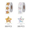 1000 Five-Pointed Star Stickers, Shiny Stickers, Children's Reward Stickers, Which