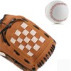 Wonninek Baseball Glove Sports Bat Gloves with Baseball PU Leather