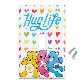 GRAPHICS & MORE Care Bears: Unlock The Magic Hug Life Plastic Wall Decor Toggle Light Switch Plate Cover