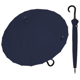 Rain Cats Windproof Waterproof Stick Umbrella 24 Ribs Large Long Umbrella Cane Umbrellas for Rain Large Size