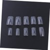 Baluue Natural Artificial Full Cover False Nail Tips Fake Nails