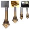4PCS Titanium Coated Countersink Drill Bits 90 Degree Chamfer Tool