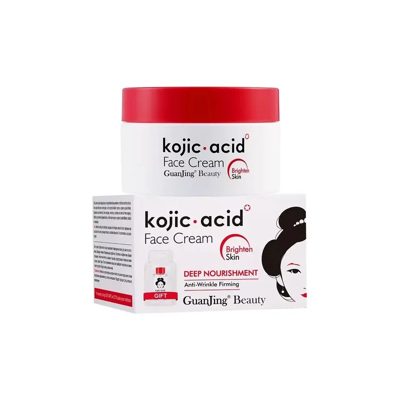 Crema Facial Ácido Kójico + Mascarillas, Manchas Paño Y Sol
