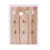 LIOOBO Wooden Key Holder, Key Rack, Key Hooks Wall Mounted,