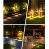 COXSENI Solar Pathway Lights Outdoor 6 Pack, Bright Solar Path