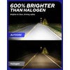 AUTOONE 9005 Fog Light Bulbs, 22,000LM with Cooling Fan, HB3