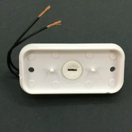 JAYCO GERNUINE JAYCO CLEARANCE RECTANGLE LIGHT WHITE BASE CAMPER RV SCHOOL CRAFT 49087