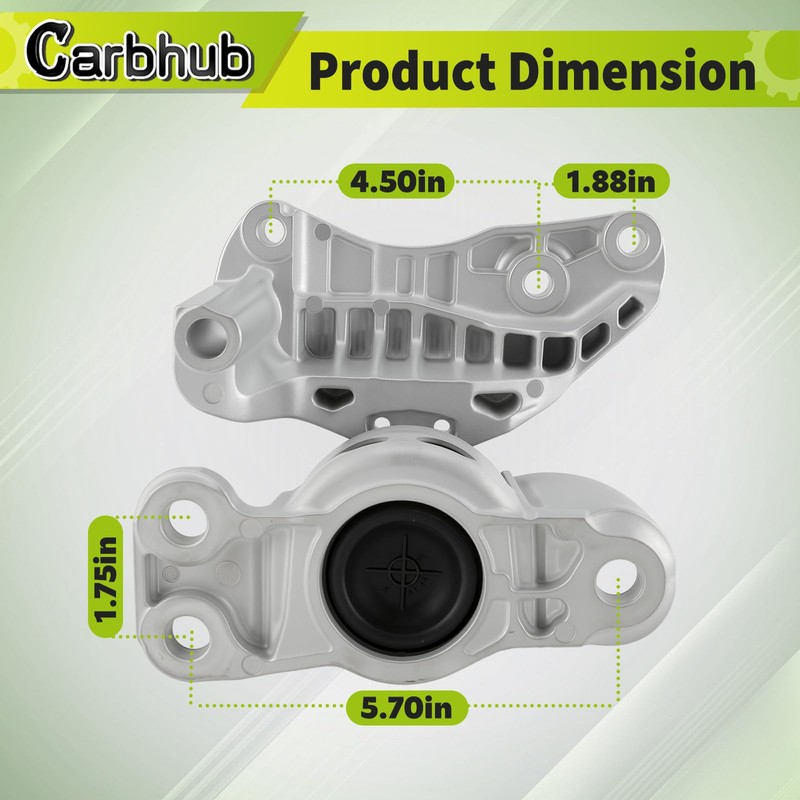Carbhub Right Motor Mount Compatible with Nissan Sentra 2020 2021