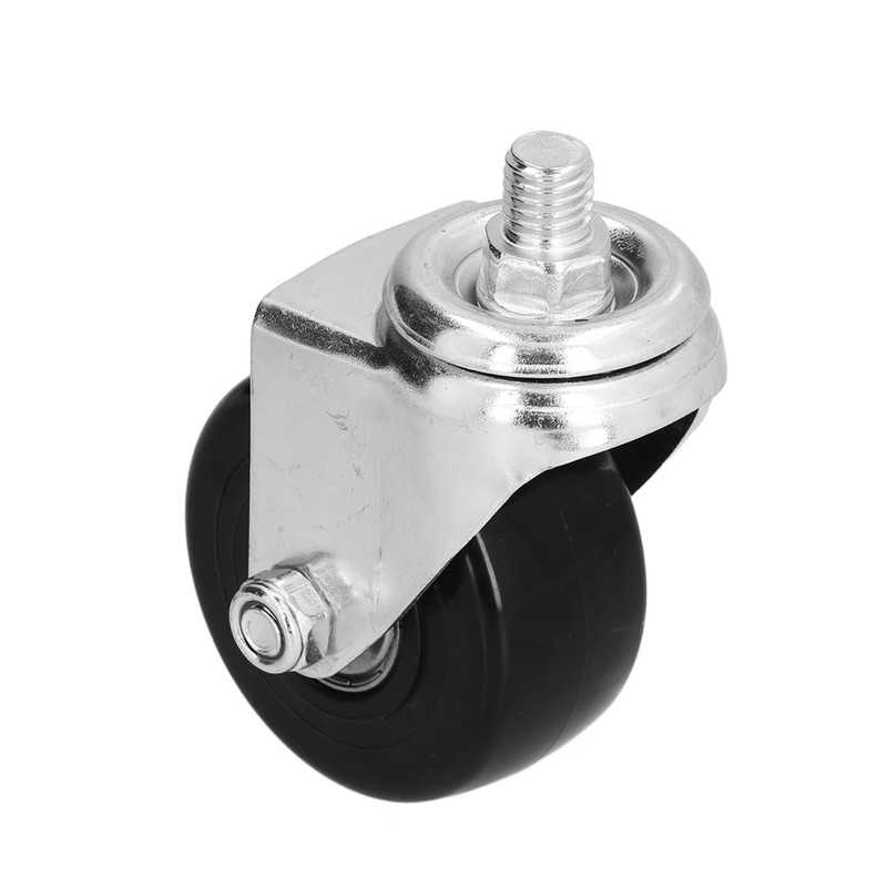 Stem Casters 65mm/2.6in 360° Rotation Low Noise Furniture Movable Mounting