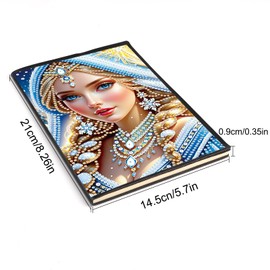 JISHSHAY Diamond Painting Notebook Diamond Art Journal Diamond Art Accessories Blank Notebook Diamond Art Kits for Adults Aesthetic Notebook Journal Diamond Painting Kits for Adults Blank Journal A5